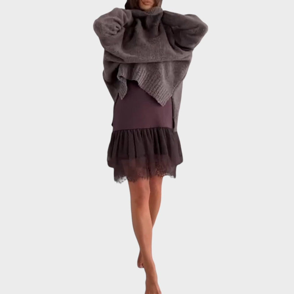 Conjunto Aurora — Suéter y Vestido