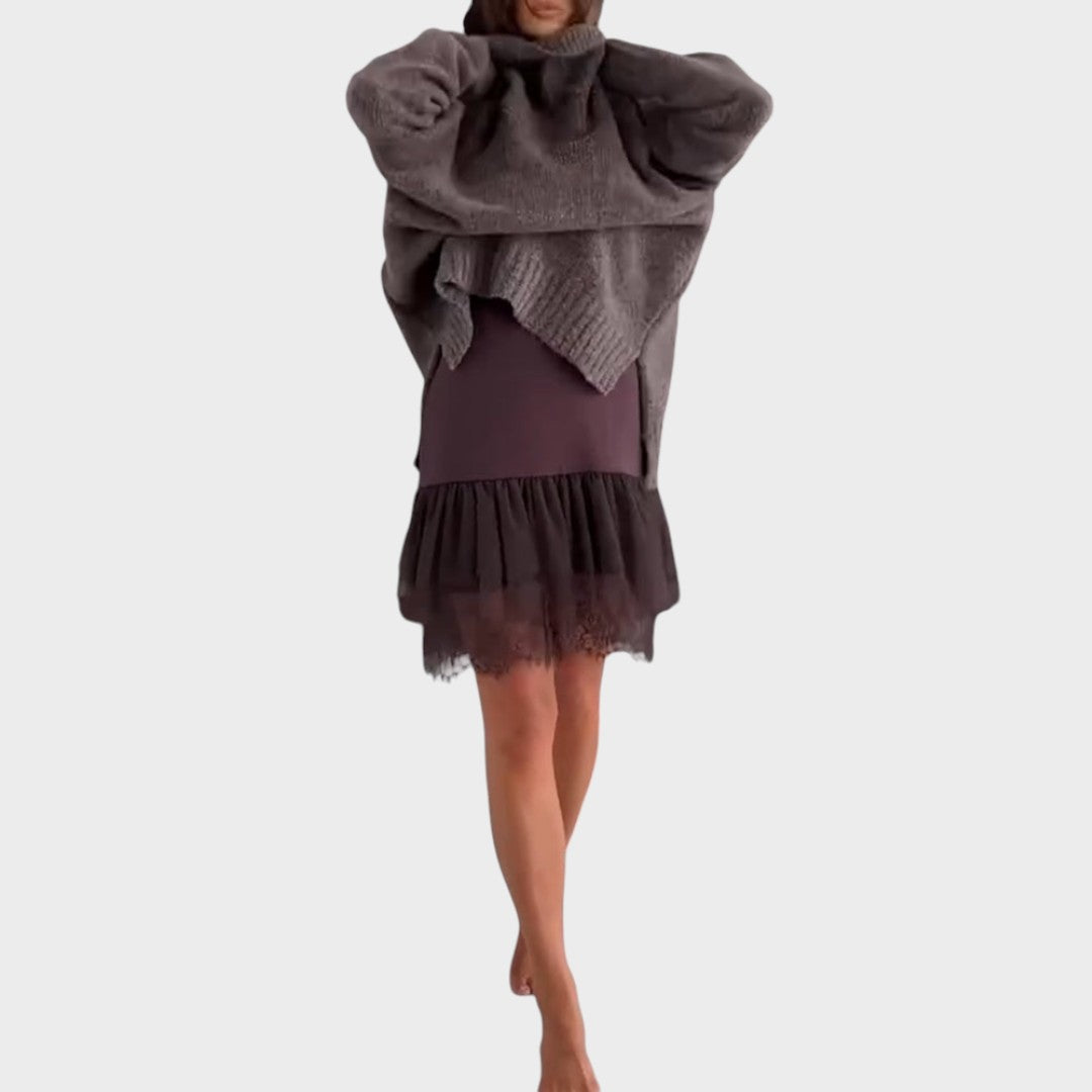 Conjunto Aurora — Suéter y Vestido