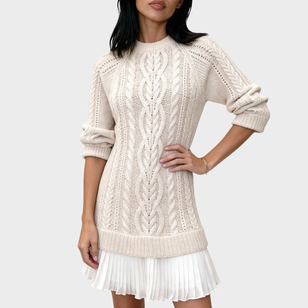 Vestido Gabriela de Punto Trenzado