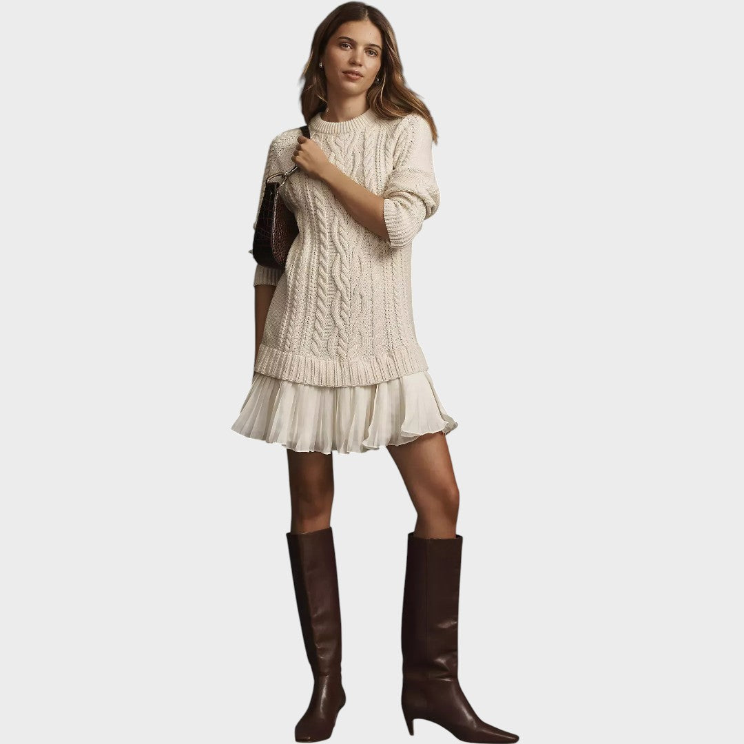 Vestido Gabriela de Punto Trenzado