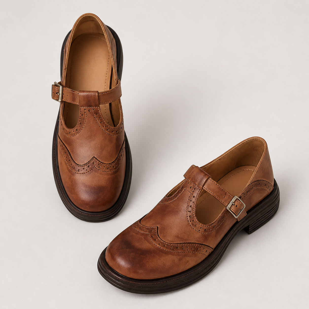 Zapatos Louisa Mary Jane con Correa