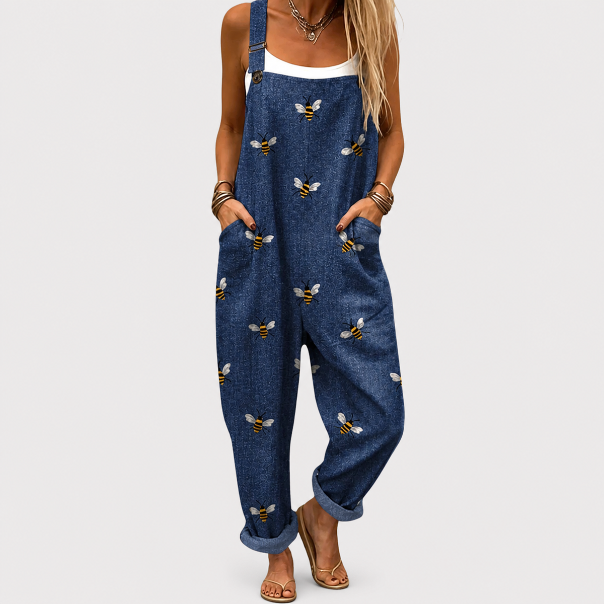 Vittoria™ | Tuta Liscia Blu Navy