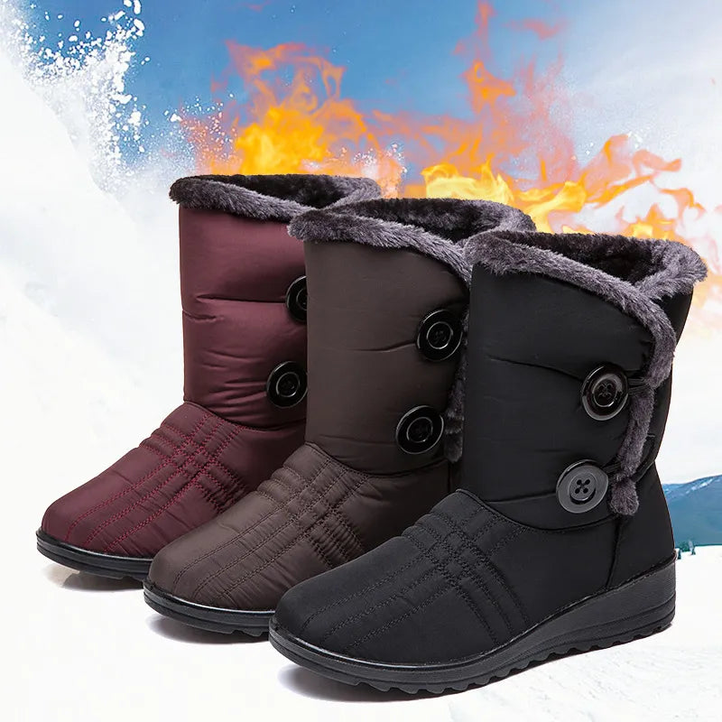 Botas ortopédicas - botas de invierno ergonómicas e impermeables para mujeres