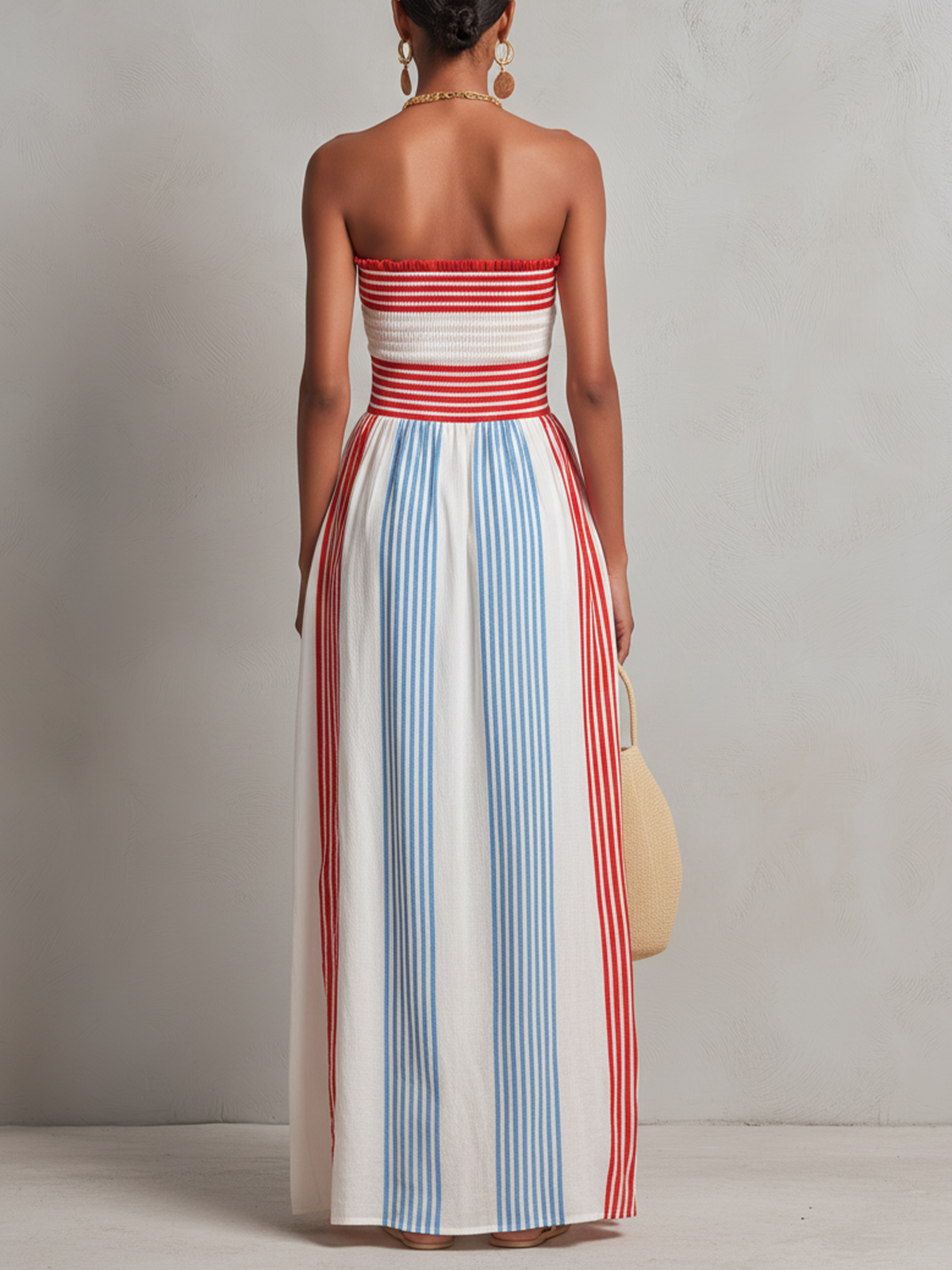 Vestido Ángela de Rayas