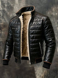 CHAQUETA NEGRA CON FORRO DE SHERPA