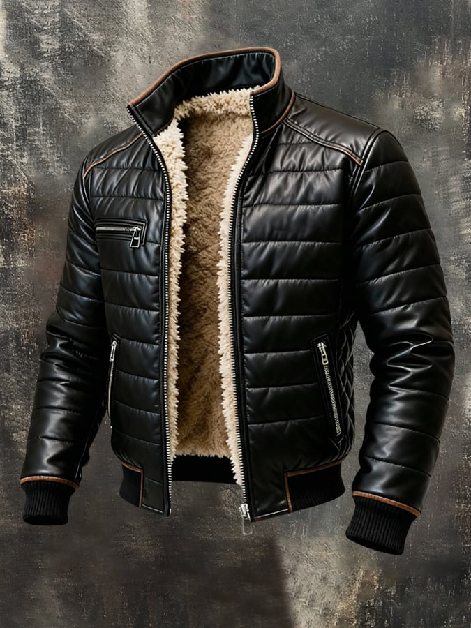 BRUNO | CHAQUETA DE LUJO AISLADA CON FORRO DE FELPA
