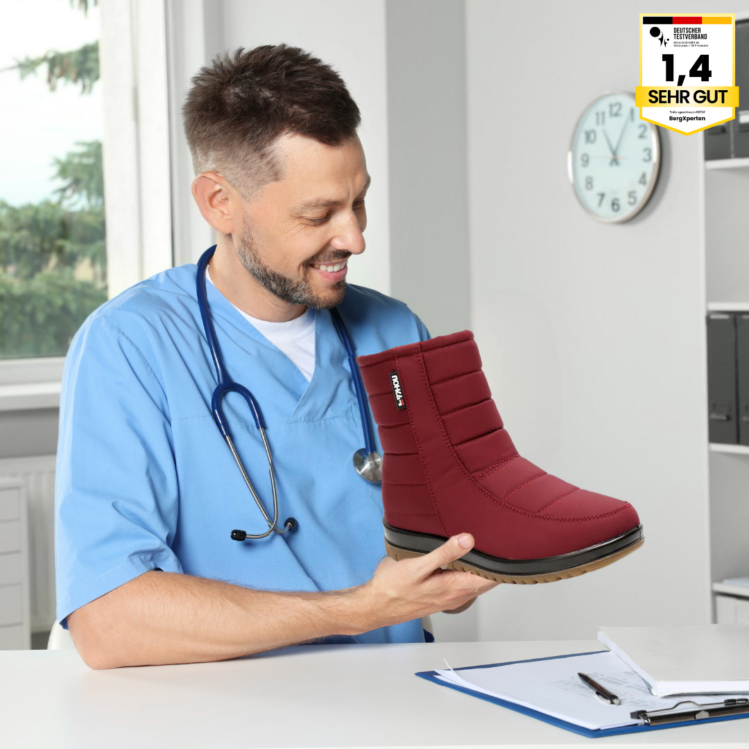 OrthoTerm - botas impermeables, aisladas y que alivian el dolor para otoño e invierno
