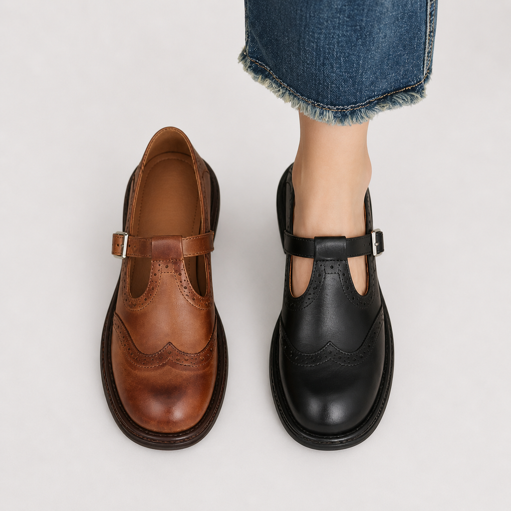 Zapatos Louisa Mary Jane con Correa