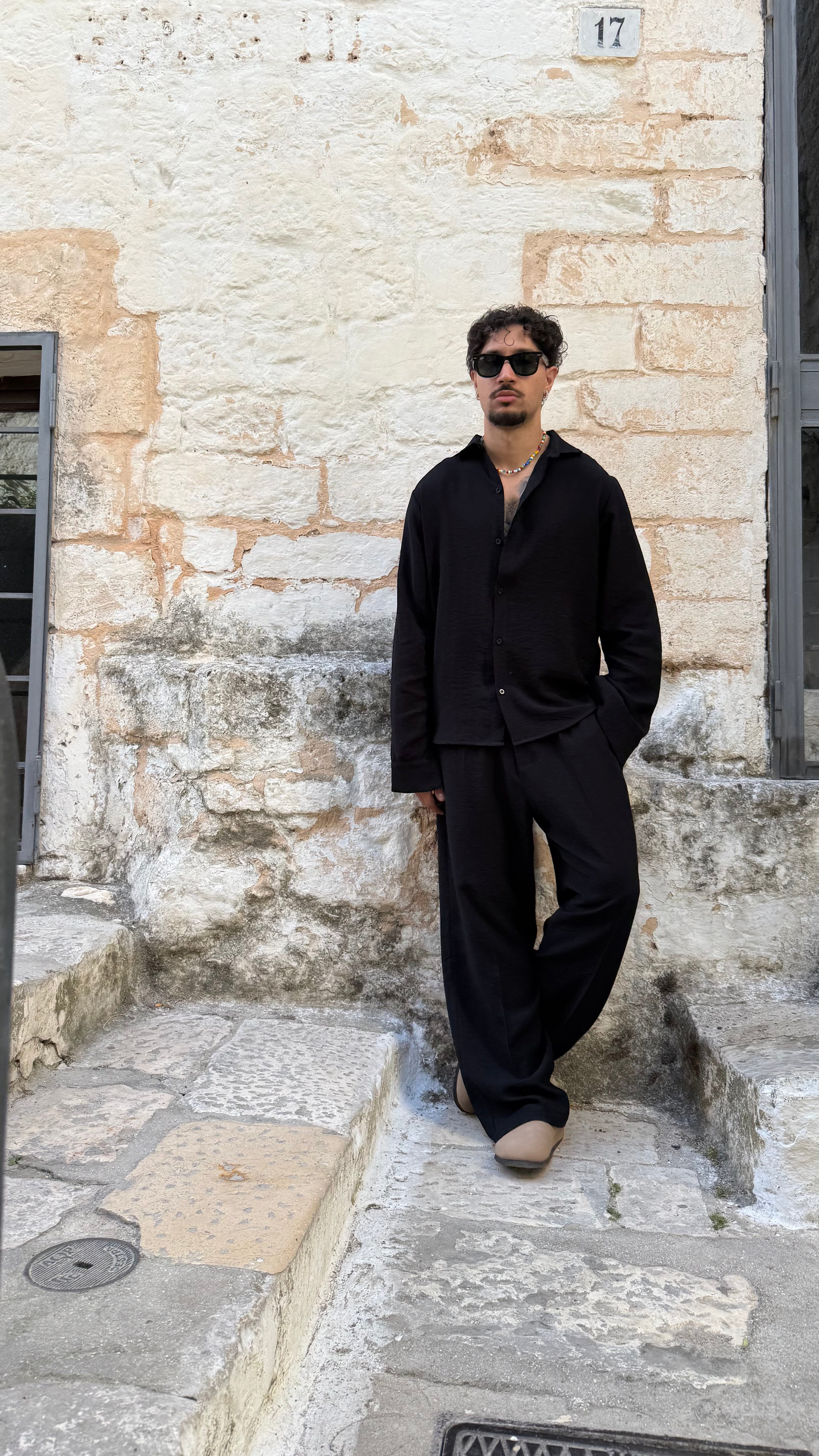 Conjunto Santorini de Lino