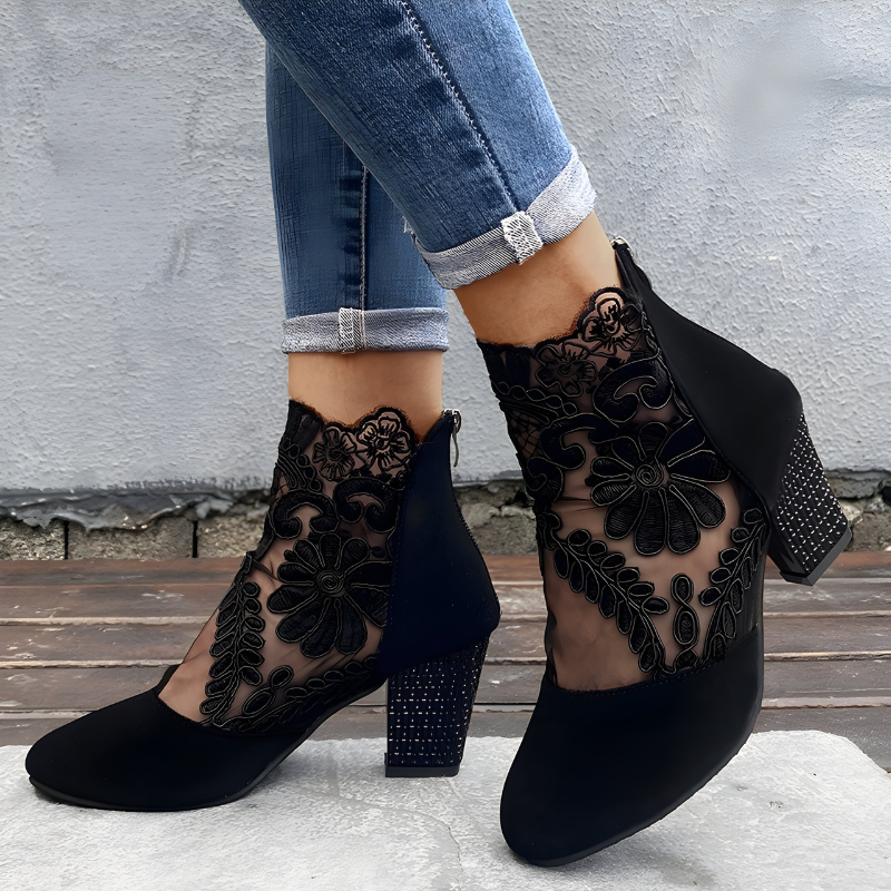 Tacones de Encaje