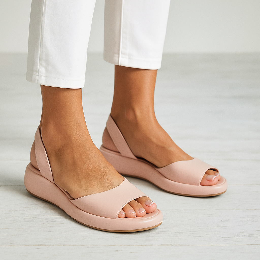 Eva™ | Sandalias Abiertas Antideslizantes – Elegante Estabilidad & Máximo Confort