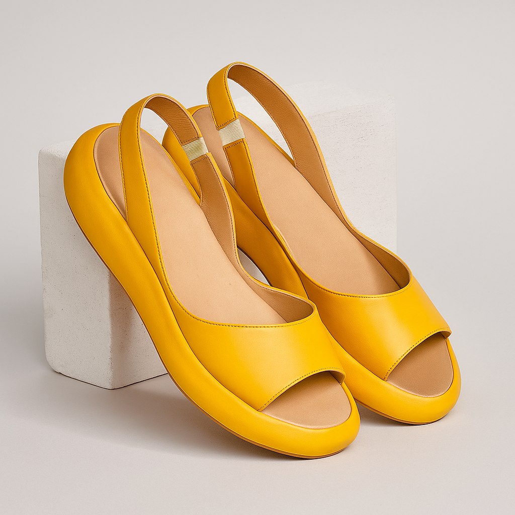 Eva™ | Sandalias Abiertas Antideslizantes – Elegante Estabilidad & Máximo Confort