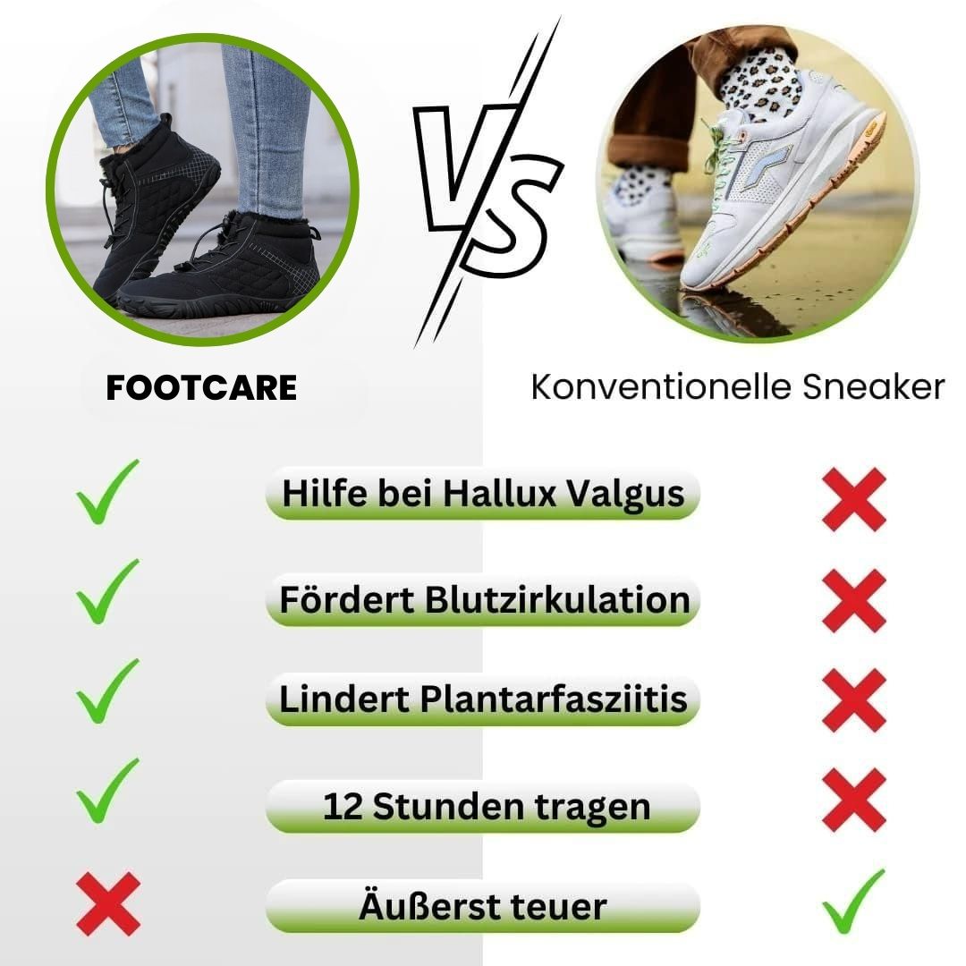 FootCare - zapato descalzo impermeable y que alivia el dolor para un máximo confort