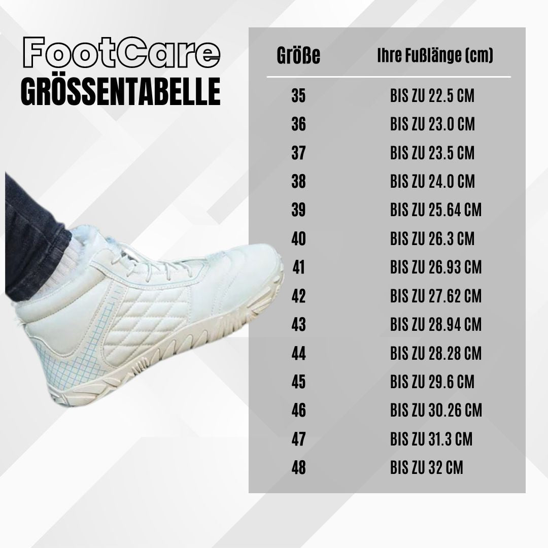 FootCare - zapato descalzo impermeable y que alivia el dolor para un máximo confort