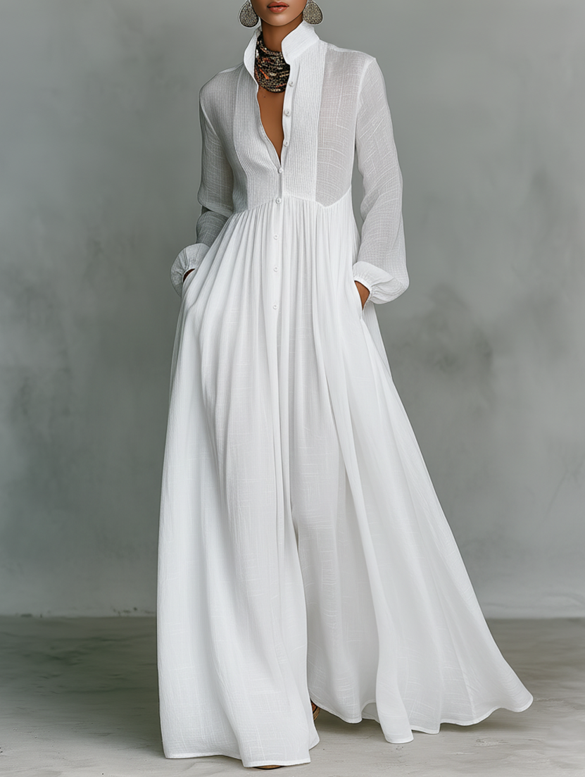 Ella™ | Abito maxi patchwork