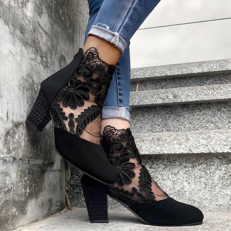 Tacones de Encaje