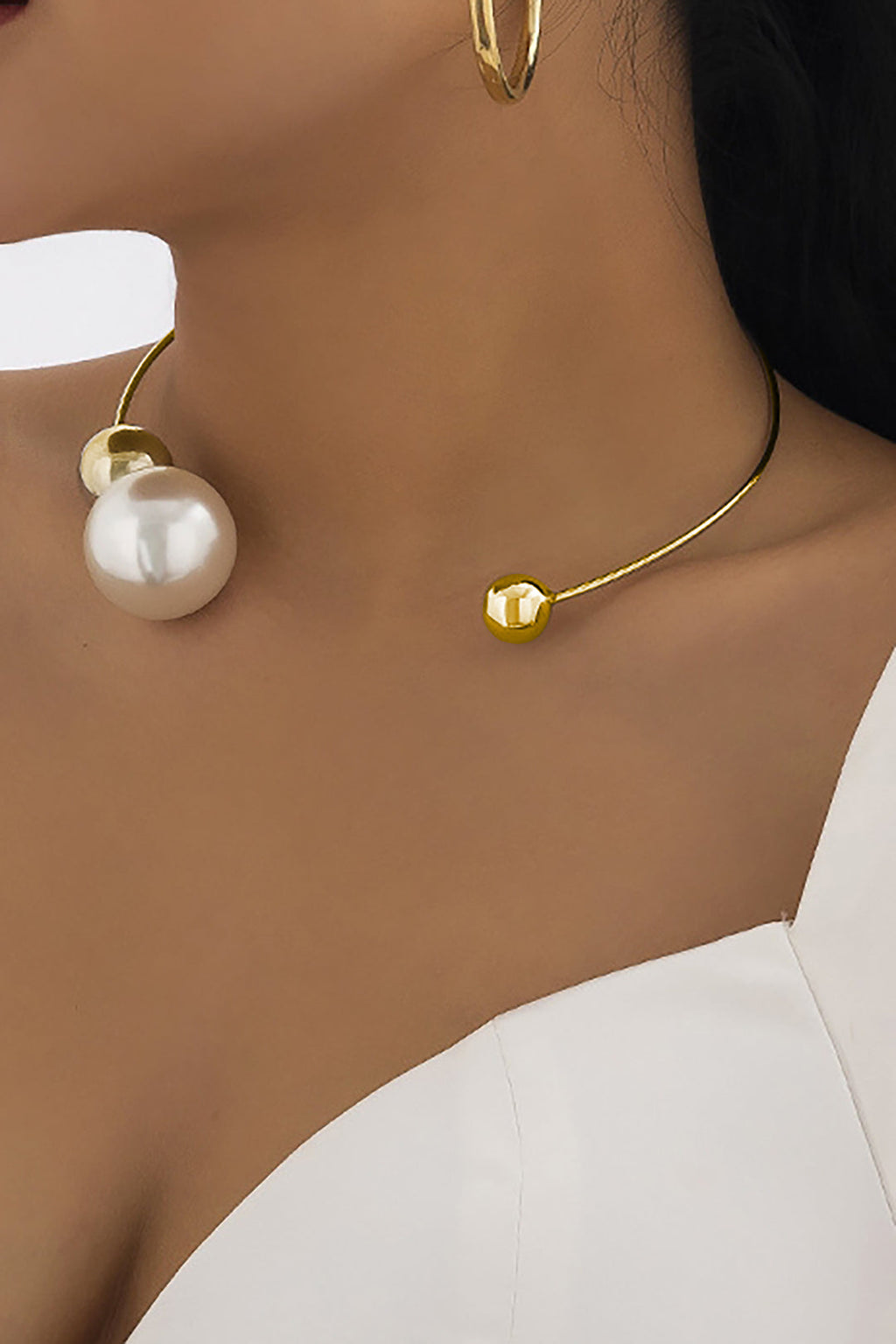 Collares de Perlas de Metal