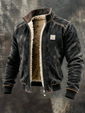 CHAQUETA VINTAGE CON FORRO DE SHERPA
