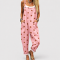 Nadia™ | Tuta Leggera a Pois Rosa