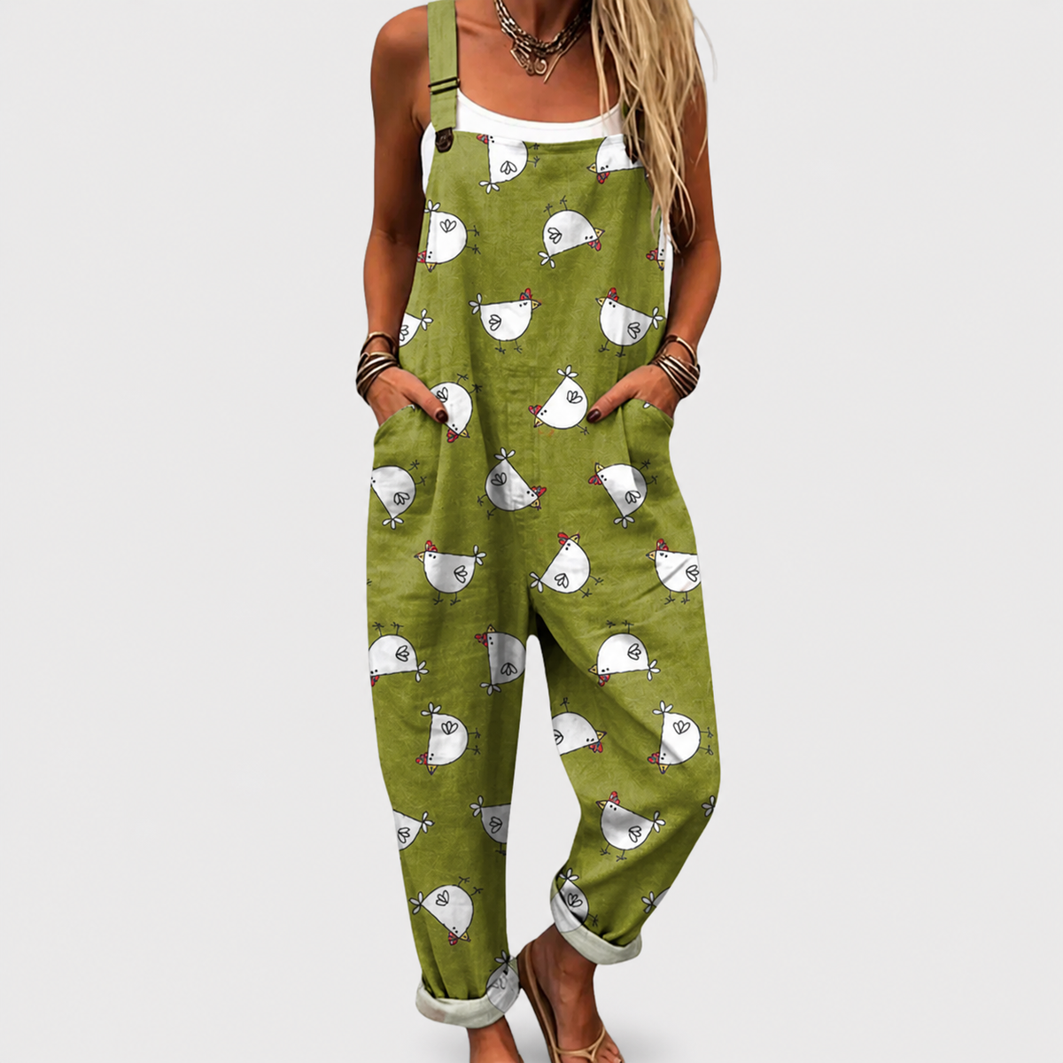 Beatrice™ | Tuta Liscia Verde e Grigio