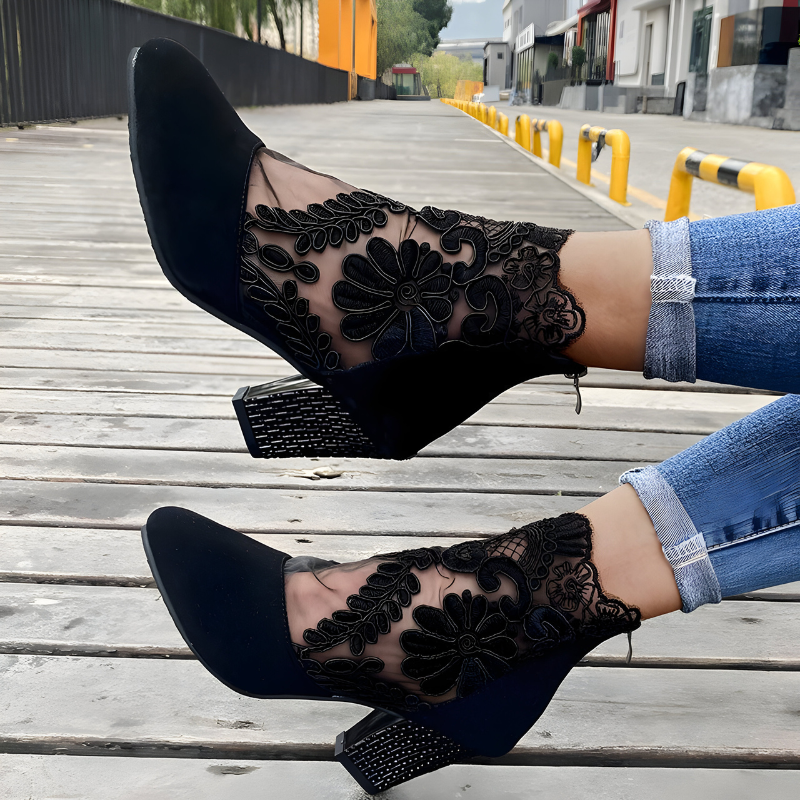 Tacones de Encaje