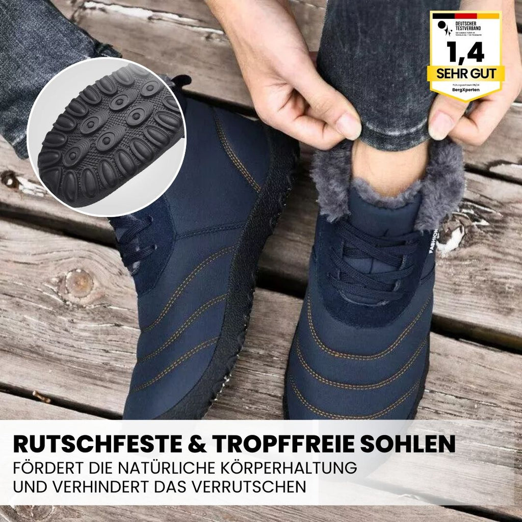 OrthoWarm - zapatos barefoot acolchados, repelentes al agua y que alivian el dolor