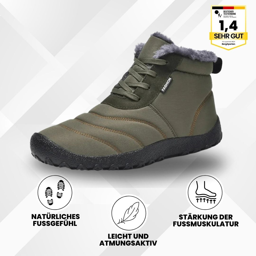 OrthoWarm - zapatos barefoot acolchados, repelentes al agua y que alivian el dolor