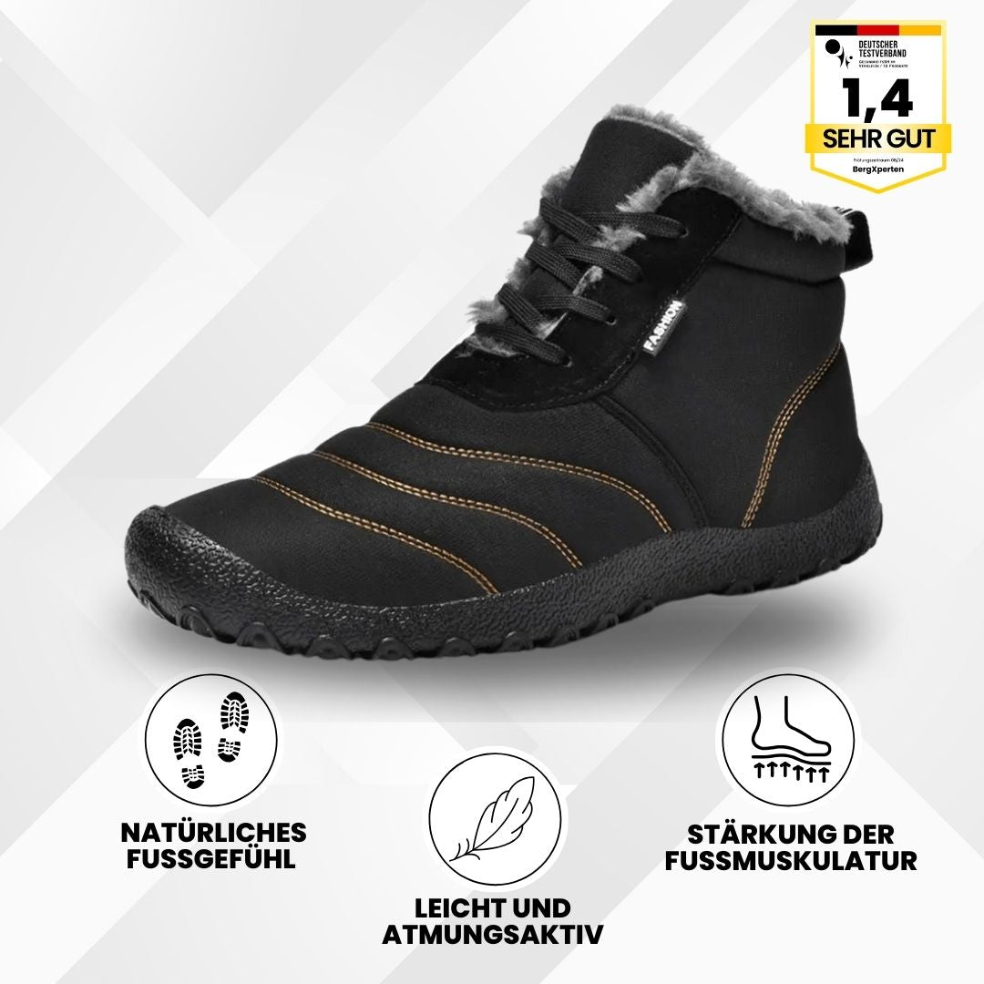OrthoWarm - zapatos barefoot acolchados, repelentes al agua y que alivian el dolor