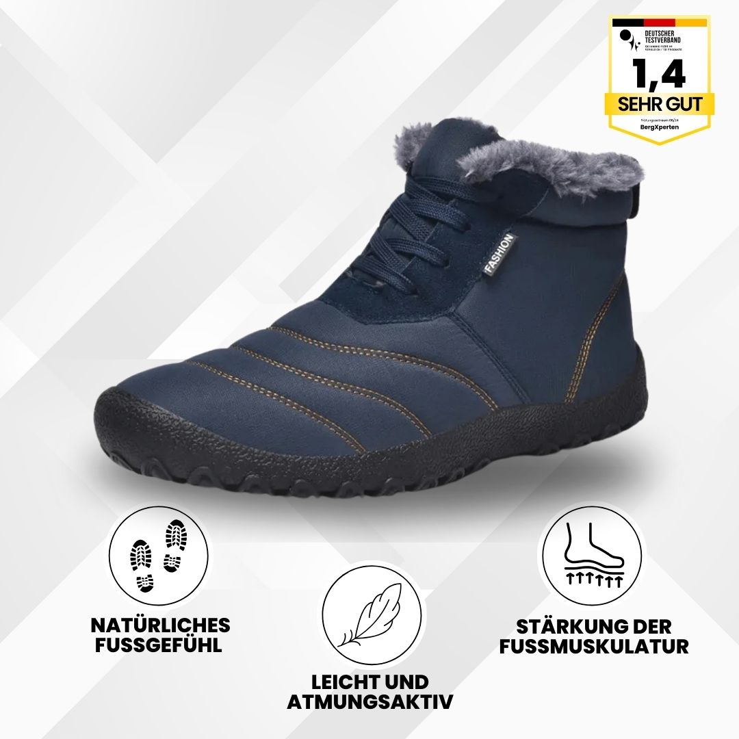 OrthoWarm - zapatos barefoot acolchados, repelentes al agua y que alivian el dolor