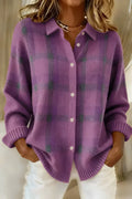 Federica | Cardigan a Quadri Comfort Fit
