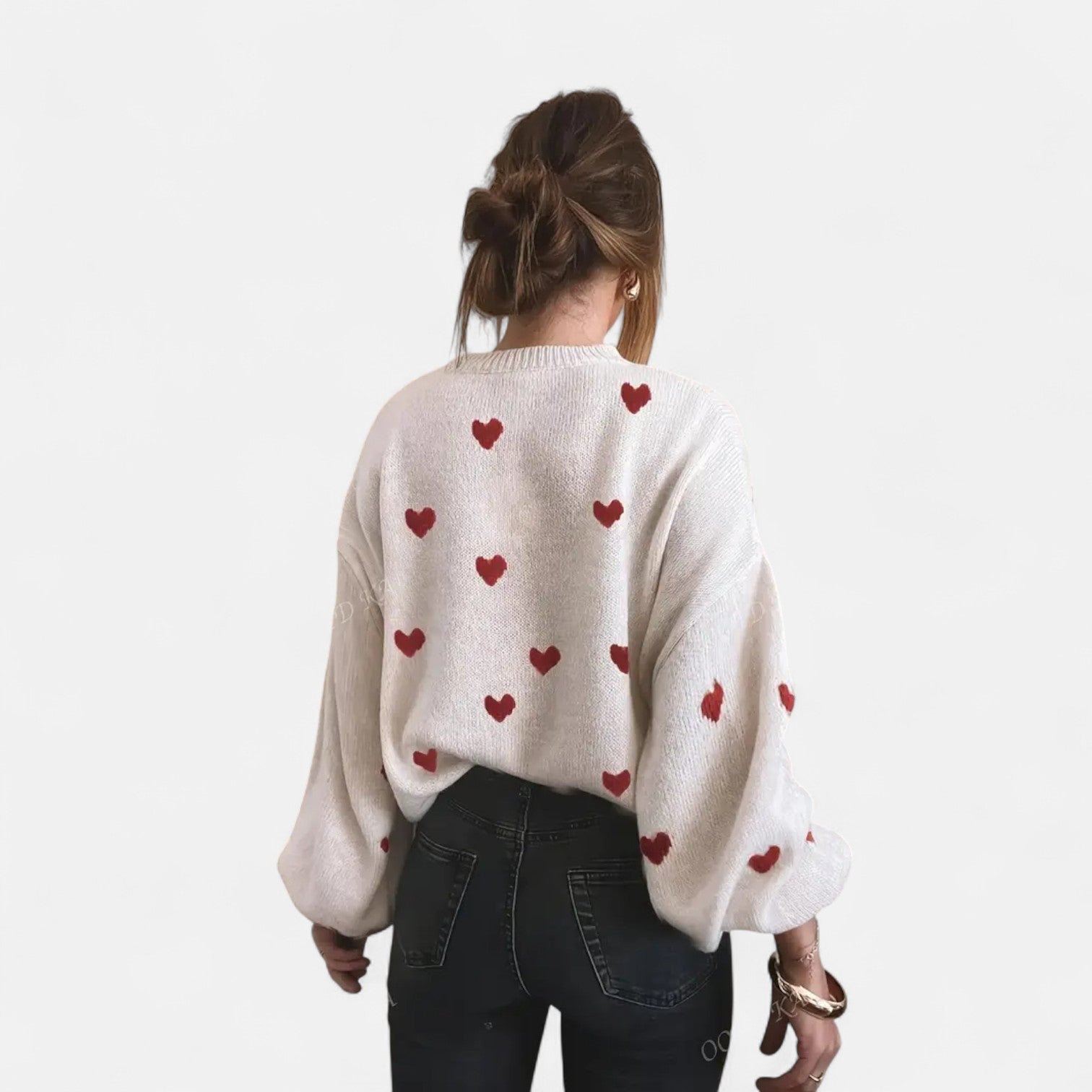 Suéter de lana Isla Hearts