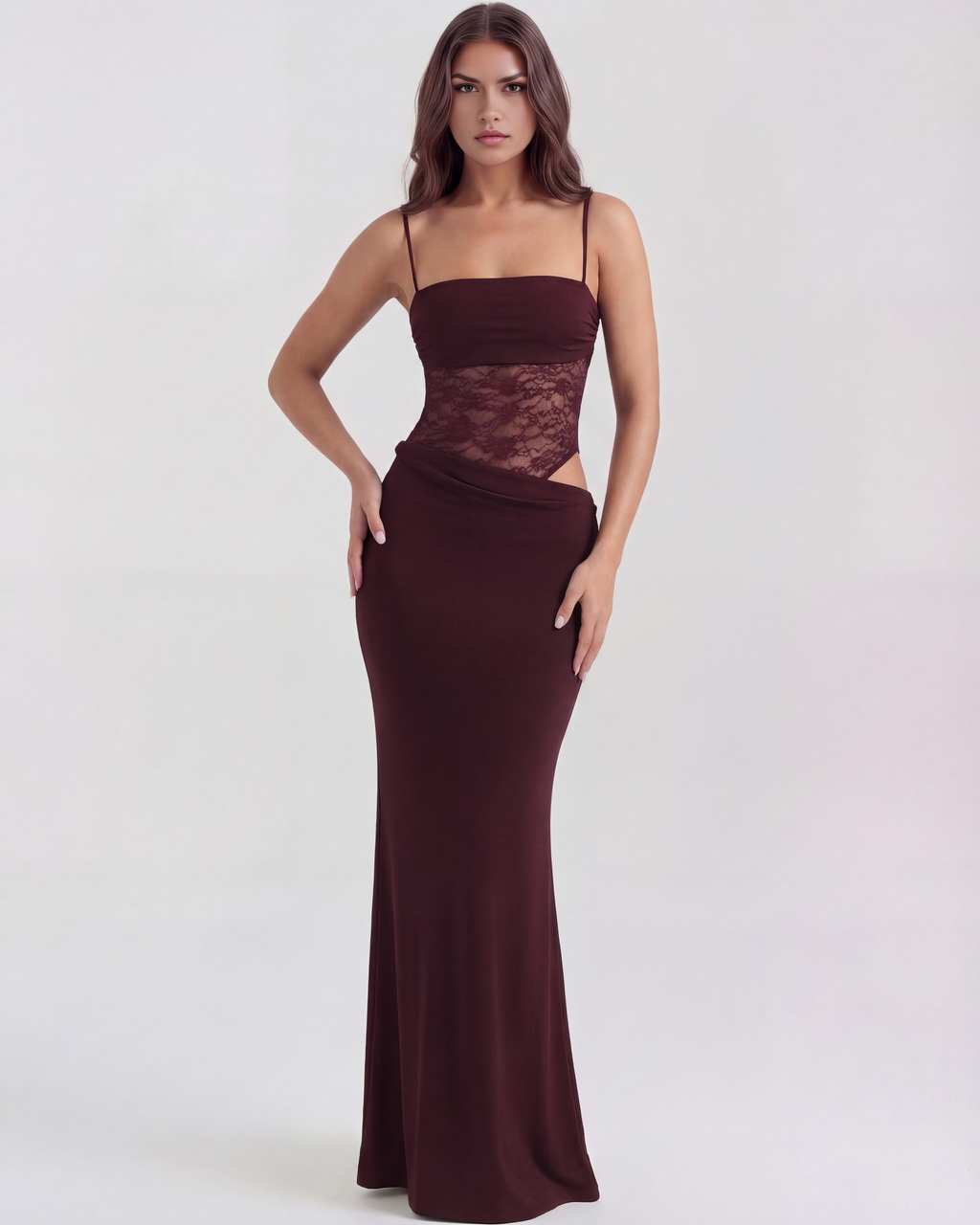 Vestido Marga™ | Elegancia estructurada con detalle de encaje