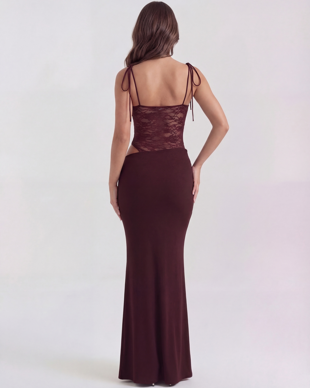 Vestido Marga™ | Elegancia estructurada con detalle de encaje