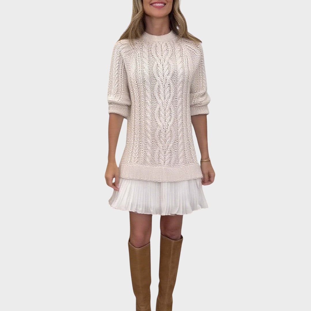 Vestido Gabriela de Punto Trenzado