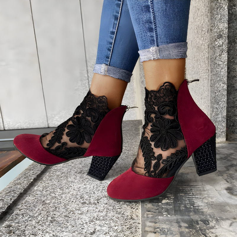 Tacones de Encaje