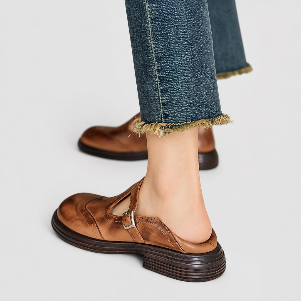 Zapatos Louisa Mary Jane con Correa