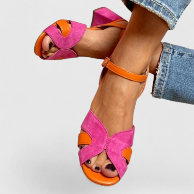 Lunaria™ | Sandalias Bicolor con Estilo Vibrante