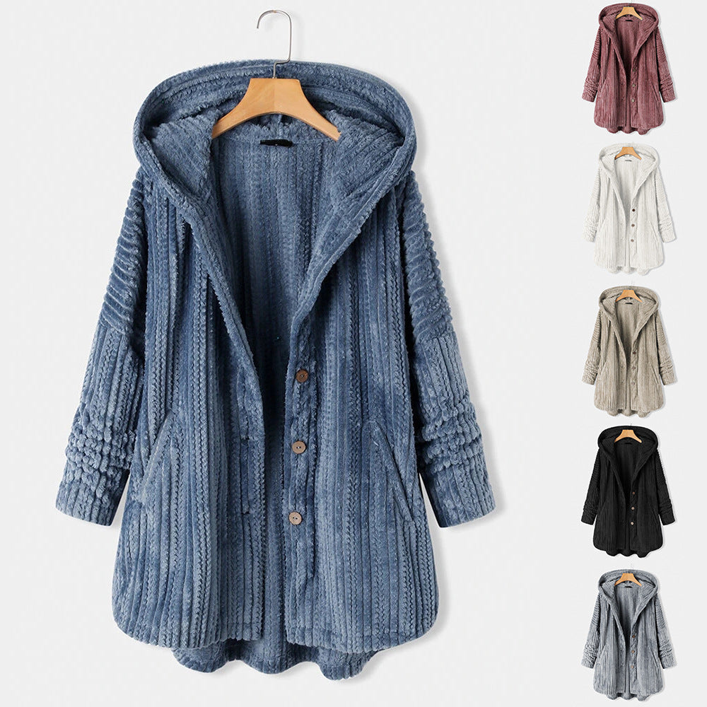 Manuela™ - Abrigo de invierno con solapa
