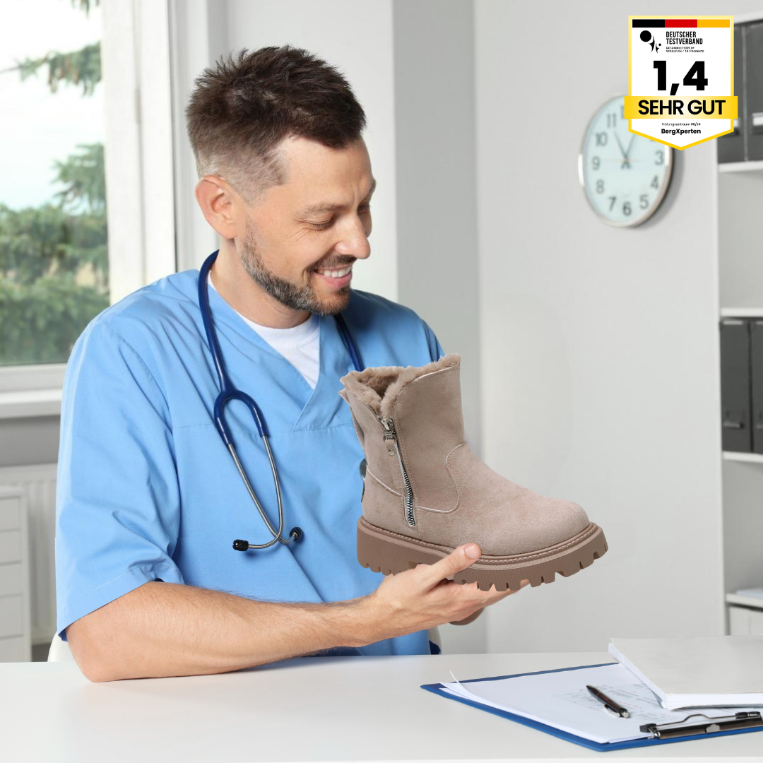 NordicWarm - zapatos ergonómicos, impermeables y antideslizantes para otoño e invierno para el alivio del dolor