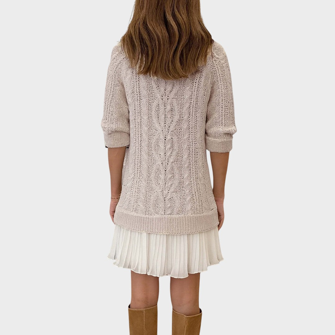 Vestido Gabriela de Punto Trenzado