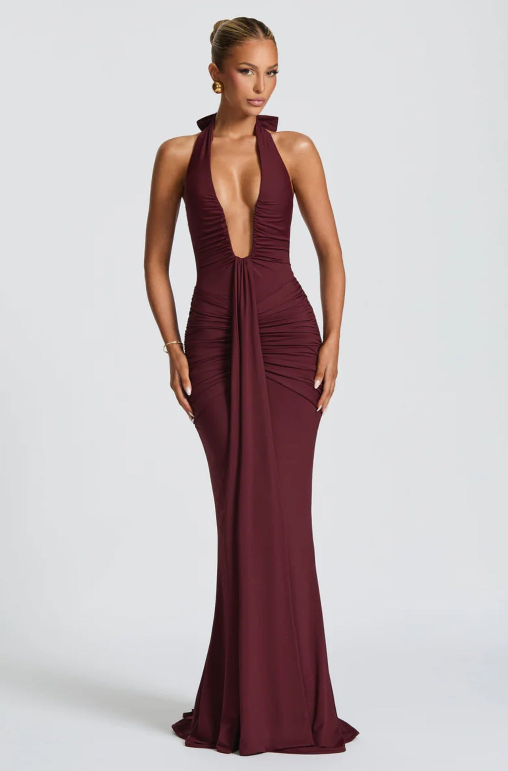 Vestido Tatiana™ | Elegancia fluida con escote halter