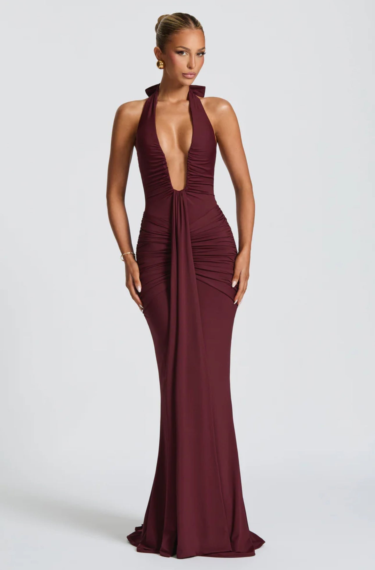 Vestido Tatiana™ | Elegancia fluida con escote halter