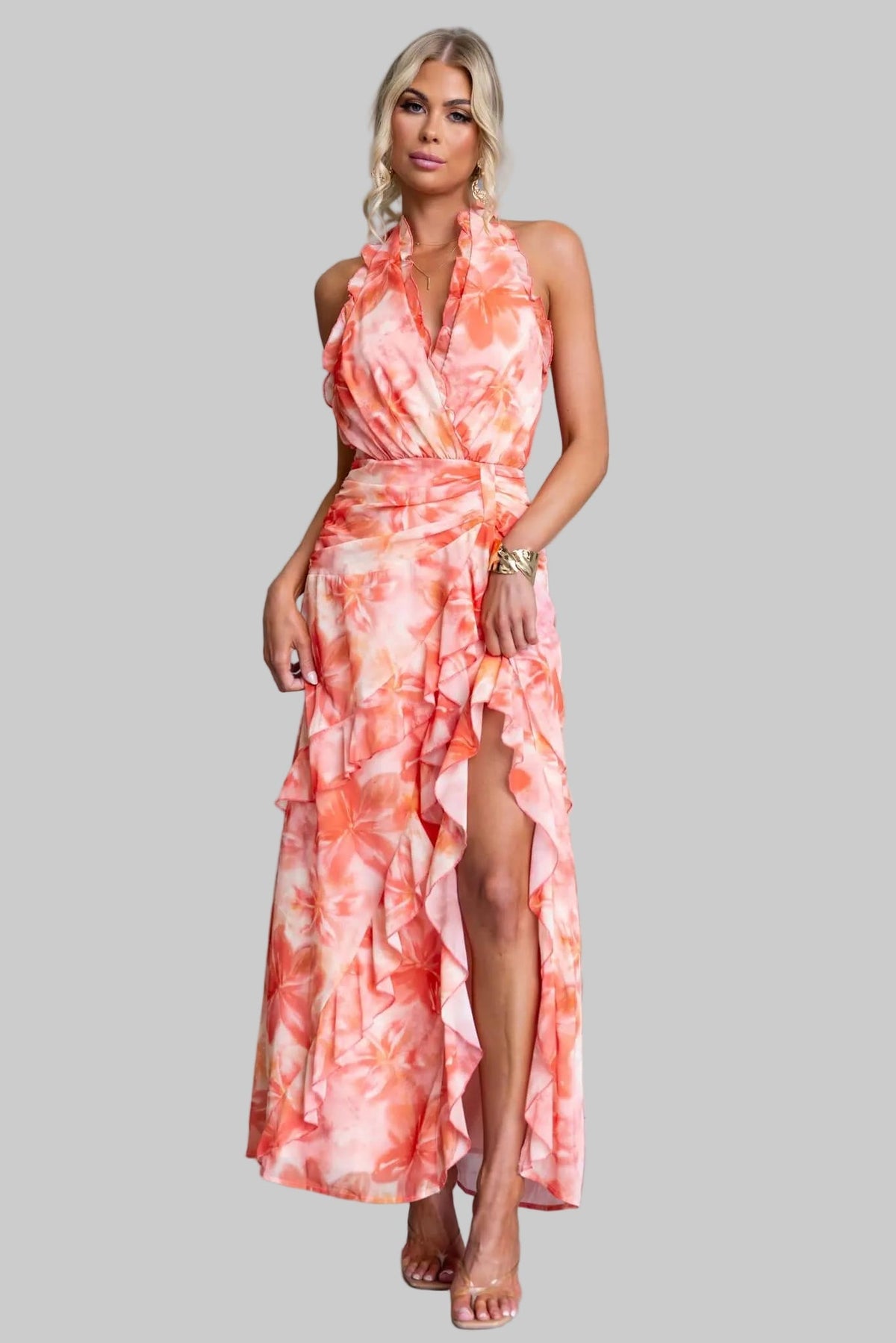 Vestido Andrea™ | Elegancia tropical con movimiento fluido