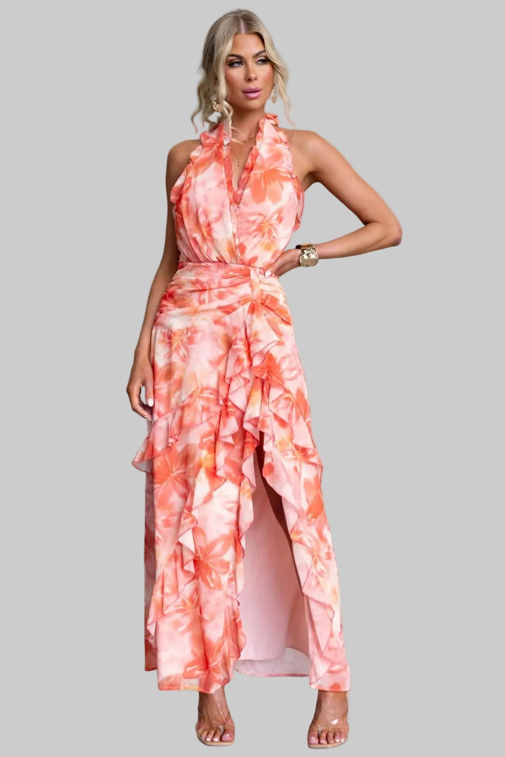 Vestido Andrea™ | Elegancia tropical con movimiento fluido