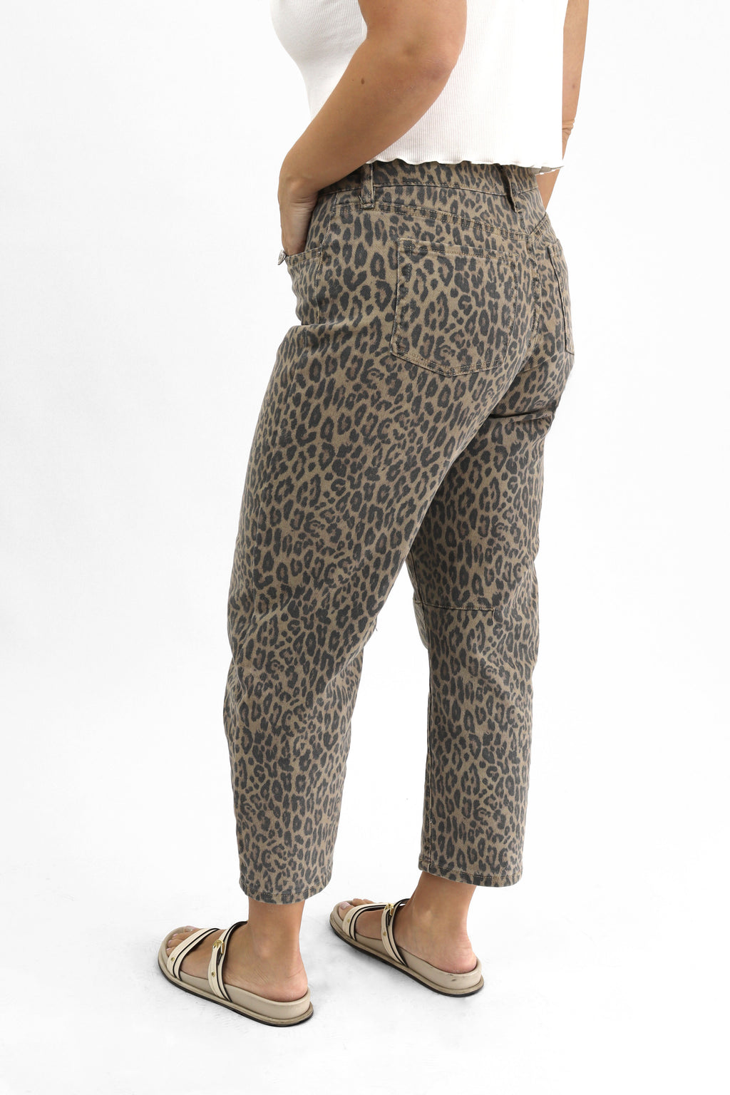 Jeans Leopard Barrel