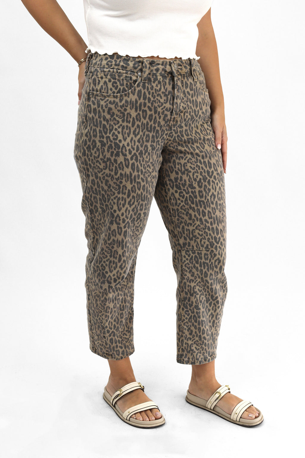 Jeans Leopard Barrel