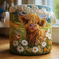 Flores de las Highlands | Cesta de Almacenamiento Acolchada