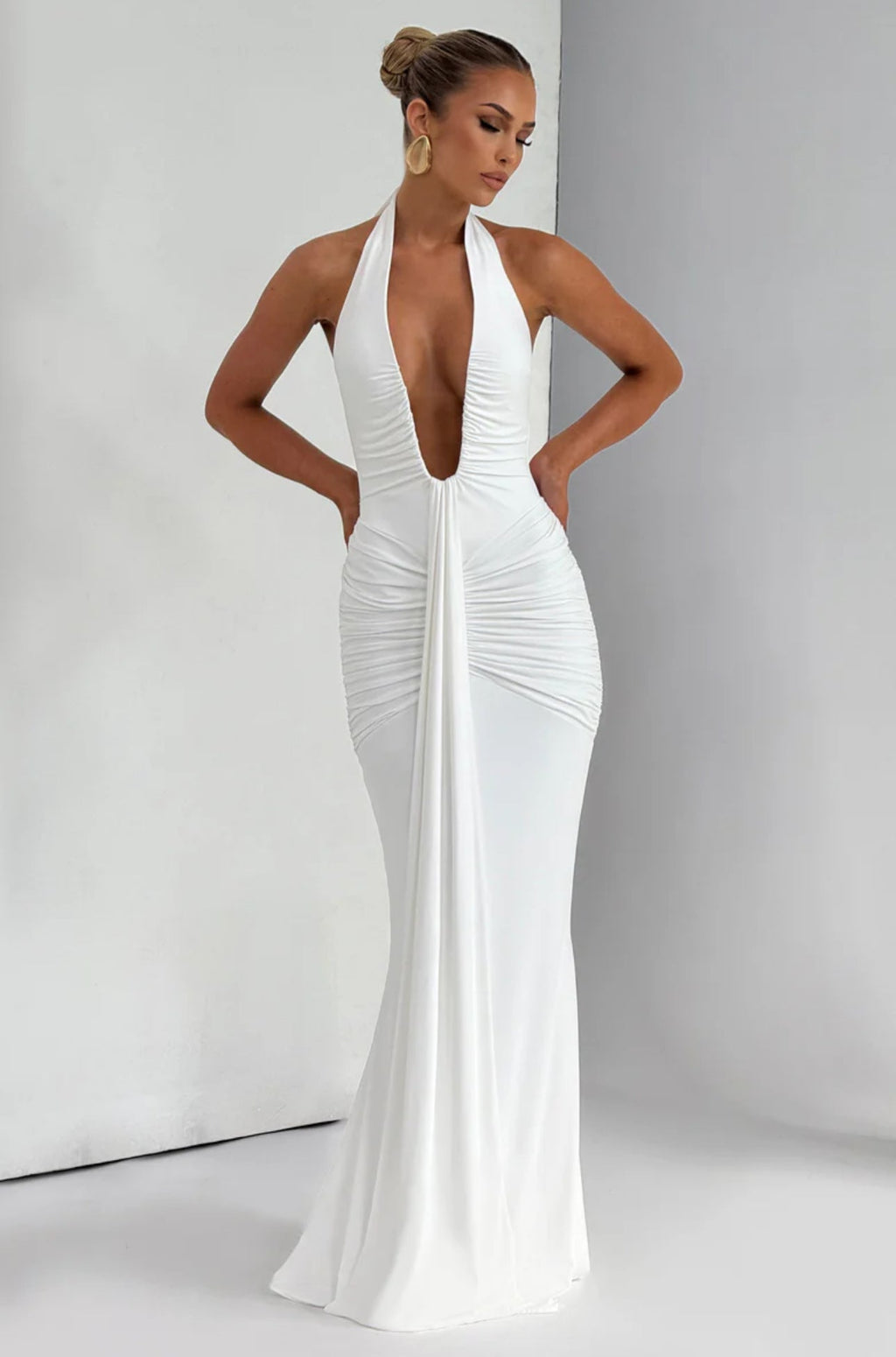 Vestido Tatiana™ | Elegancia fluida con escote halter