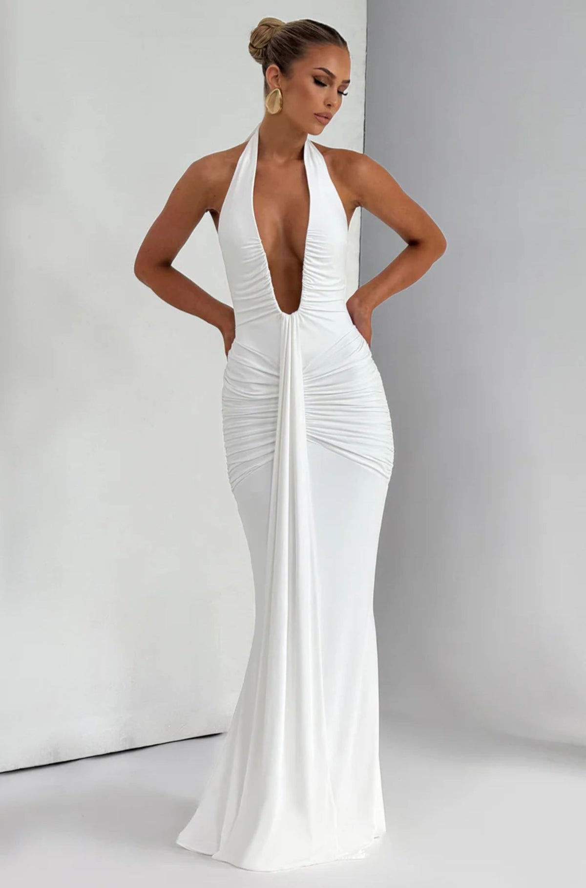Vestido Tatiana™ | Elegancia fluida con escote halter