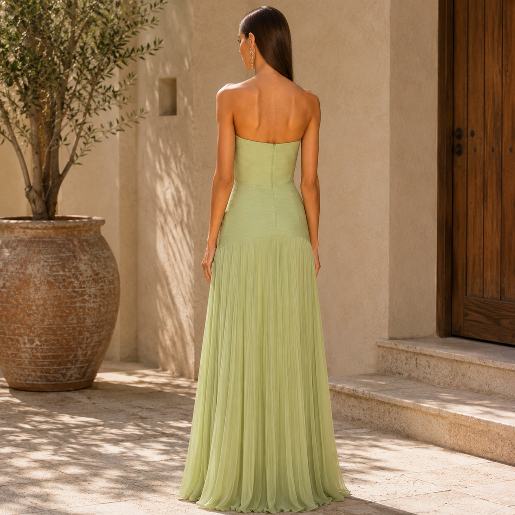 Vestido Almudena | Elegancia Sofisticada que Estiliza con Delicadeza